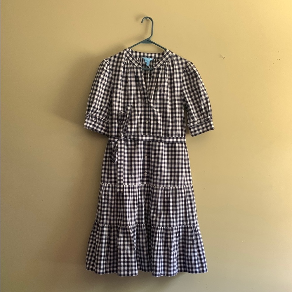 Black and White Gingham Dress